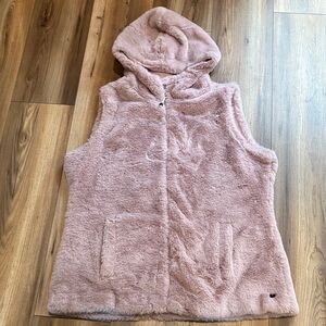 GAIAM‎ Pink Fuzzy Vest Women’s Sz XL